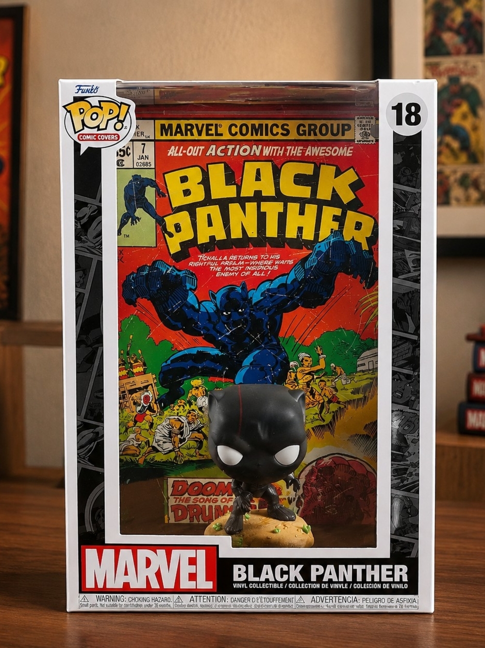 Funko Pop! Comic Cover Marvel Black Panther #18